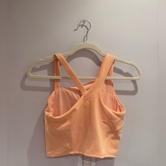 Lululemon Everlux Asymmetrical Tennis Tank in Peach - Picture 2 of 3